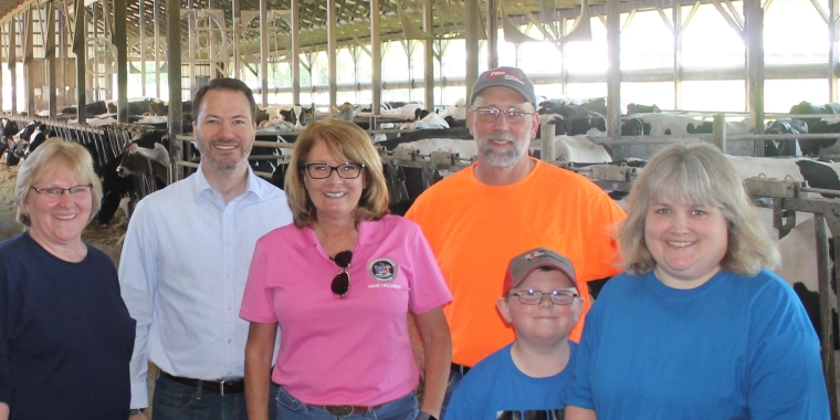 Senator Helming and Senator Ortt at Hilton Farms in 2019