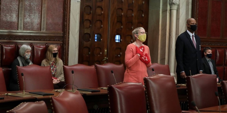 Senator May Speaks on Fiber Bill