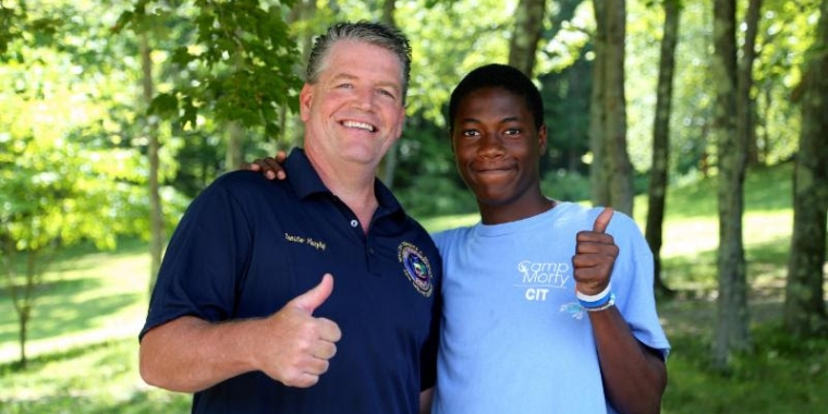 Joins Underprivileged Kids at Camp Morty for an Afternoon of Outdoor Appreciation