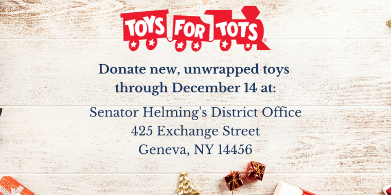 Donate To Toys For Tots At Senator