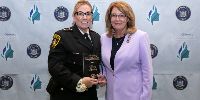 Wayne County Undersheriff Tammy Ryndock, Senator Helming