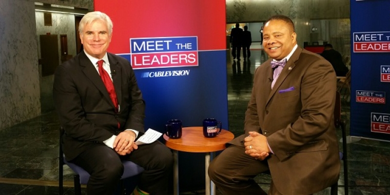 Senator Jesse Hamilton appears as a guest on Cablevision's "Meet the Leaders"