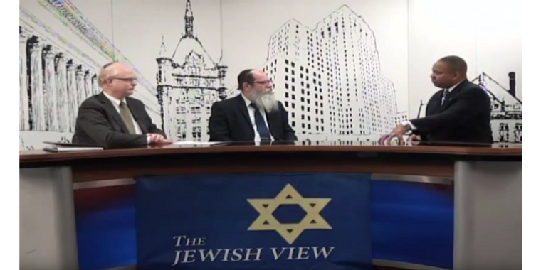 Senator Hamilton joins Rabbi Nachman Simon and Marc Gronich on the Jewish View (April 5, 2016).