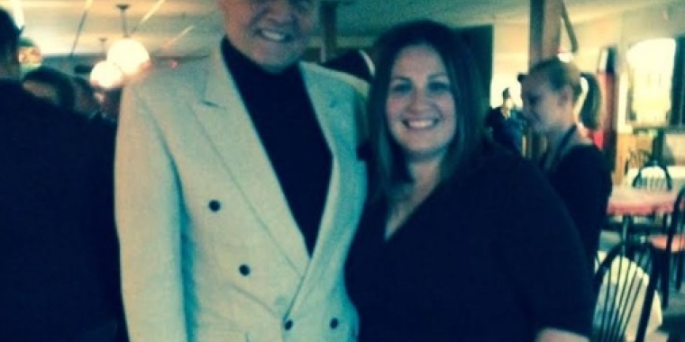 Senator Bonacic is pictured with Meagan Galligan.