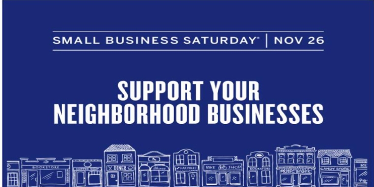 The 7th Annual "Small Business Saturday" is this Saturday, November 26, 2016.