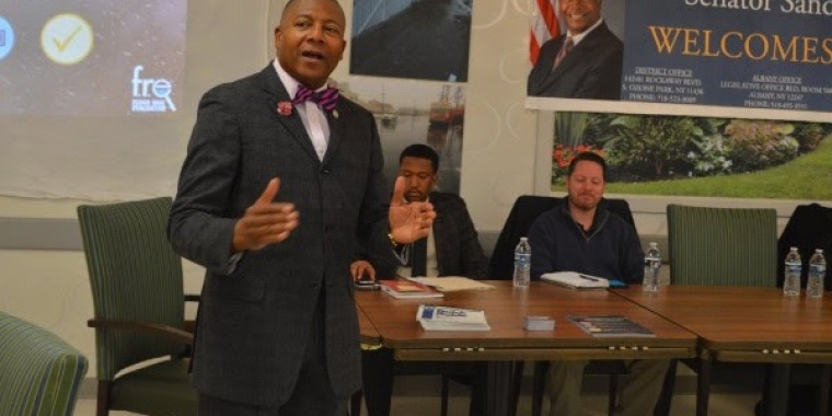 Sanders Hosts Far Rockaway Flood Meeting; City, State Agencies Provide Updates