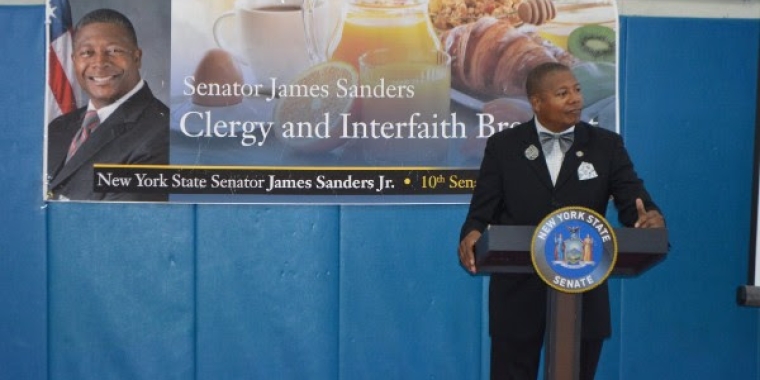 Senator Sanders hosted a successful Community Clergy Breakfast today in Far Rockaway, which was well attended by the faith-based community.