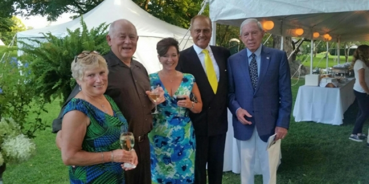Senator Bonacis is pictured with (L-R), Sandra Kurtz, Mark Kurtz, Tina Buck, and former Orange County Executive Lou Heimbach.