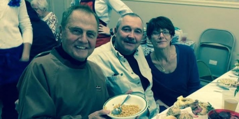 Senator Bonacic is pictured with William Orr and his wife Geraldine.